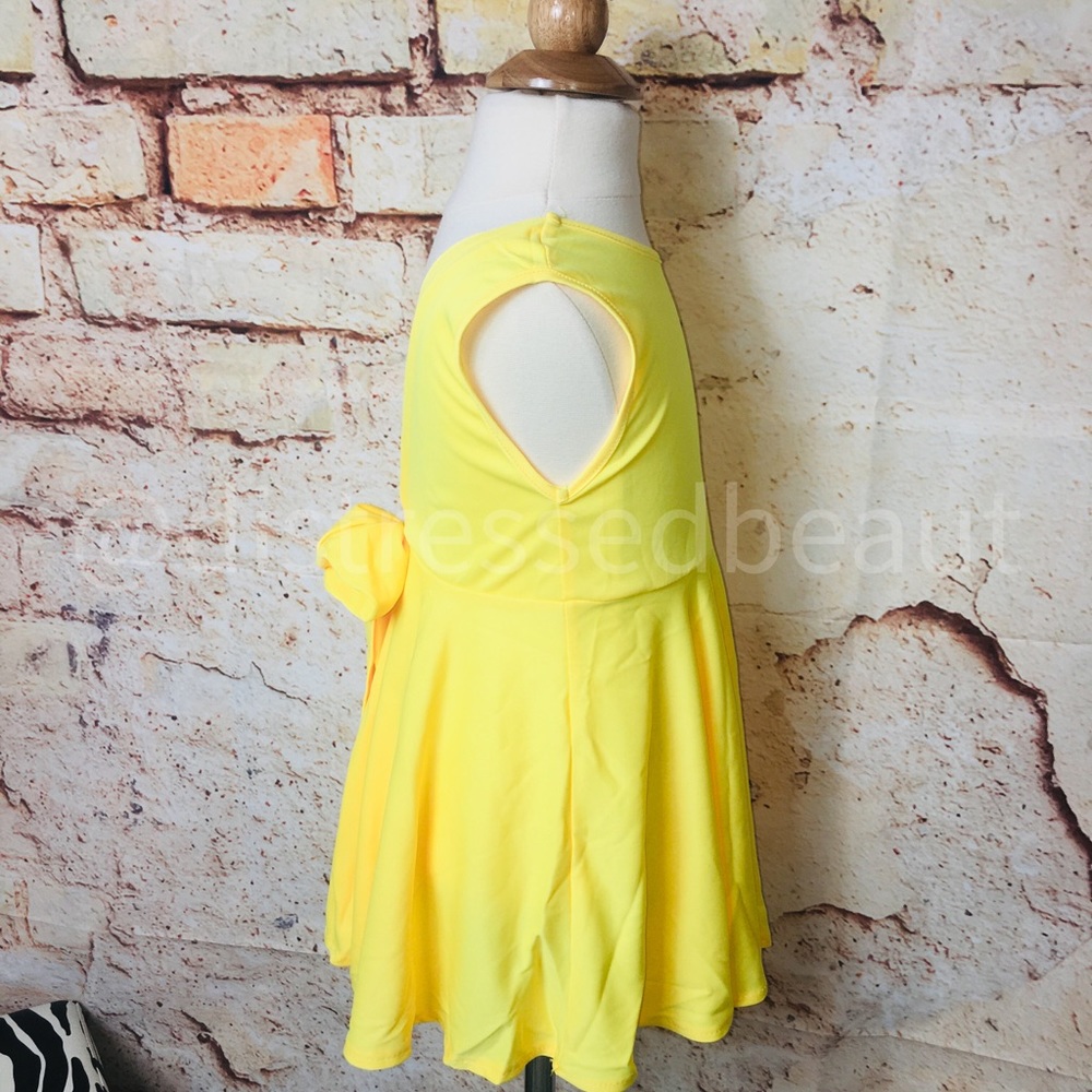 •❌ PICK•FINAL•A Ray Of Sunshine V-Back Bow Dress - Picture 7 of 9
